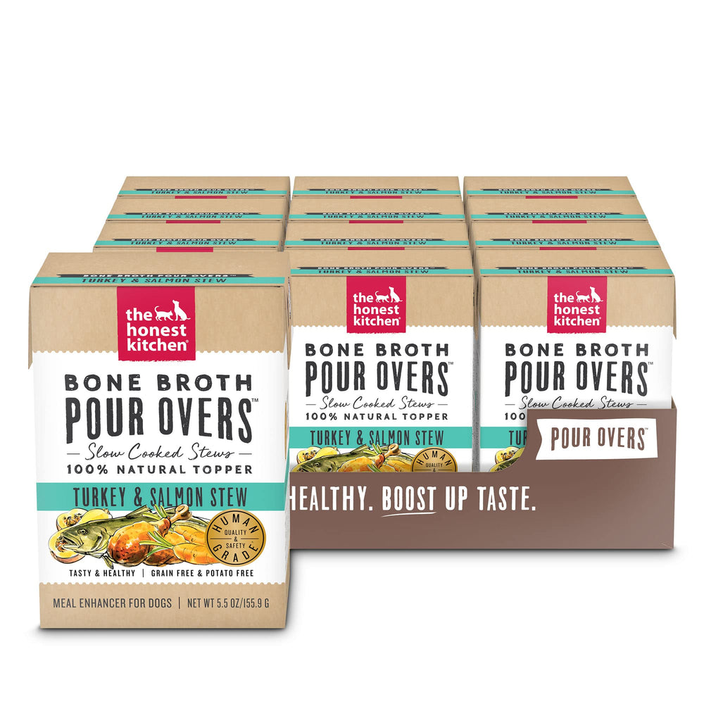 The Honest Kitchen emballage du topper visage produit montrant la marque et praticité