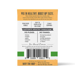 The Honest Kitchen bol servi mélangé aux croquettes, bénéfice attractivité repas