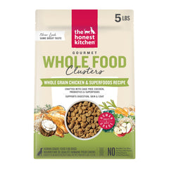 The Honest Kitchen sachet avant montrant emballage et bénéfice qualité human grade