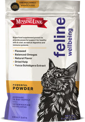 The Missing Link emballage avant montrant format 6 oz et bénéfice nutritionnel