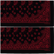 The Peacock Crew bandana face avant moderne et contrasté pour style uniforme