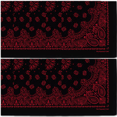 The Peacock Crew bandana face avant moderne et contrasté pour style uniforme