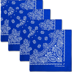 The Peacock Crew emballage avant montrant pack de 4 bleu majorelle, qualité durable