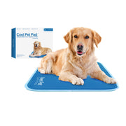 THEGREENPETSHOP tapis face avant bleu montrant surface fraîche et confort immédiat