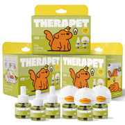 Therapet MD packaging avant montrant les trois diffuseurs et bénéfice sérénité