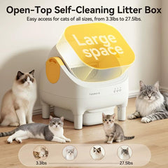 Thereye ouverture supérieure et entrée spacieuse favorisant confort du chat
