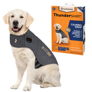 Thundershirt devant de la veste XL gris montrant coupe et maintien, confort assuré