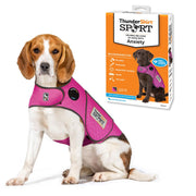 ThunderShirt devant fuchsia montrant coupe et ajustement apaisant