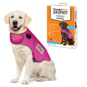 ThunderShirt veste avant fuchsia montrant un maintien rassurant