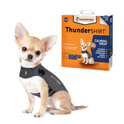 ThunderShirt vue devant XX Small gris montrant maintien et confort