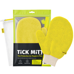 TiCK MiTT gant face avant jaune montrant prise en main et confort