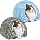 Tierecare vue avant de la maison pour lapin, refuge sûr et accueillant
