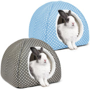 Tierecare vue avant de la maison pour lapin, refuge sûr et accueillant