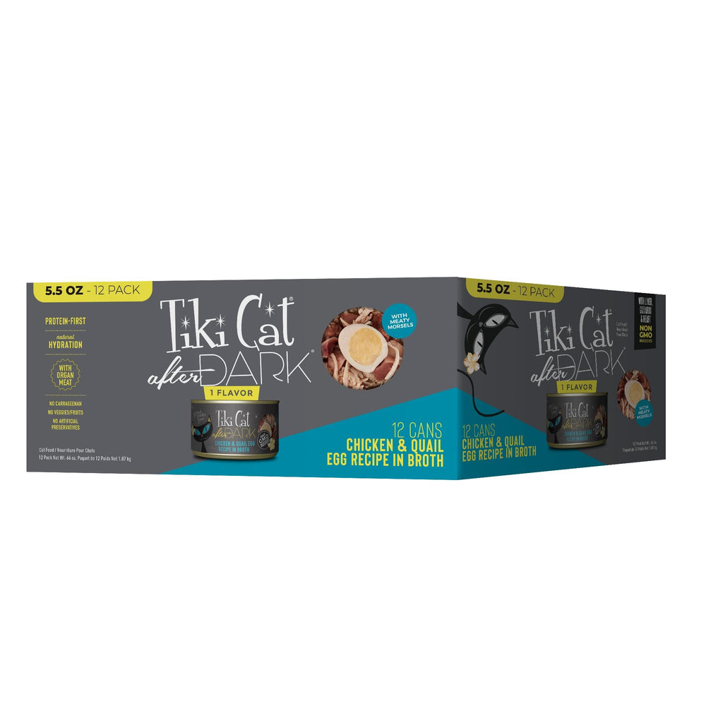 Tiki Cat présentation avant de la boîte montrant le format multipack et praticité