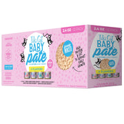Tiki Cat Baby face de la boîte montrant l'appétence et informations claires