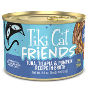TIKI PETS boîte fermée montrant produit et design, attrait visuel