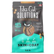 TIKI PETS emballage avant montrant formule Skin & Coat bénéfice pelage