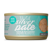 Tiki Cat visage de la boîte montrant l'étiquette claire pour chats 11+ et information nutritionnelle