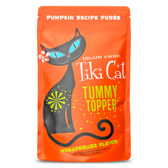 Tiki Cat emballage avant montrant sachets faciles à servir pour commodité