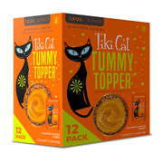 Tiki Cat paquet Tummy Topper face avant montrant le design pratique