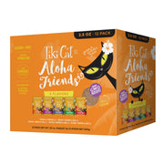 TIKI PETS face avant du pack varié montrant 12 sachets, utile pour choisir facilement