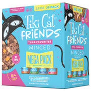 TIKI PETS sachet avant de face montrant étiquette et variété