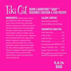TIKI PETS chaton mangeant la recette apport énergétique pour croissance