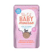 TIKI PETS sachet fermé montrant l'emballage et praticité pour nourrir