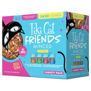TIKI PETS face du pack Tiki Cat Friends montrant 12 poches et variété