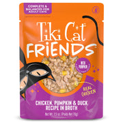 TIKI PETS sachet avant montrant l’étiquette claire et l’appétence