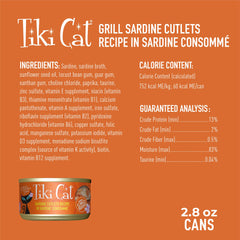 TIKI PETS morceaux de crustacé visibles, apporte variation de texture et goût