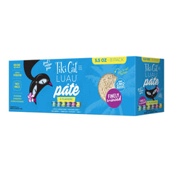 TIKI PETS étiquette produit claire montrant le nom et bénéfice protéiné