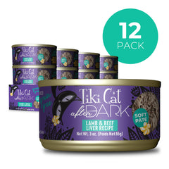 TIKI PETS pâté ouverte gros plan montrant texture appétissante