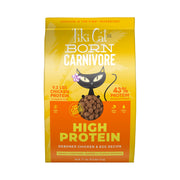 TIKI PETS sachet avant montrant l'étiquette et bénéfice qualité