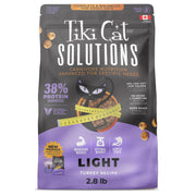 Tiki Cat emballage avant montrant la formule Light et bénéfice contrôle du poids