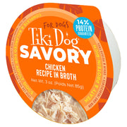 TIKI PETS Tiki Dog Meaty face de la boîte montrant packaging et bénéfice appétence