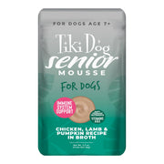 TIKI PETS pot Tiki Dog Senior Mousse vue avant montrant emballage pratique