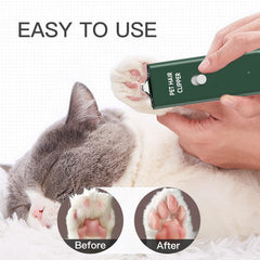 Tileon tondeuse utilisée sur pattes de chien pour toilettage sécurisé