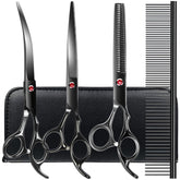 TINMARDA vue frontale du kit titane noir, qualité salon à domicile