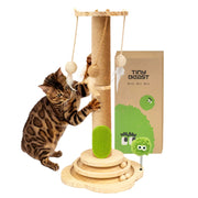 TinyBeast poteau en sisal solide protégeant meubles et griffes