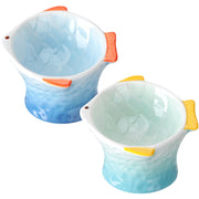 Tioncy bol poisson bleu et vert montrant design ergonomique et esthétique
