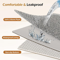 Tivray vue du dos imperméable protégeant le matelas des liquides
