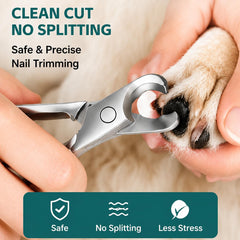 TMoMT coupe-ongles en usage sur grand chien réduisant stress