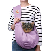TOMKAS sac bandoulière violet clair vue de face montrant confort