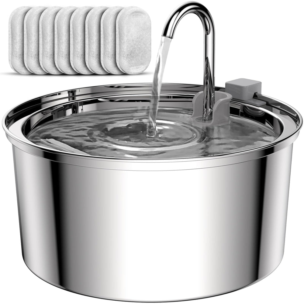 tomxcute fontaine face montrant design et capacité 3,2L pour hydratation