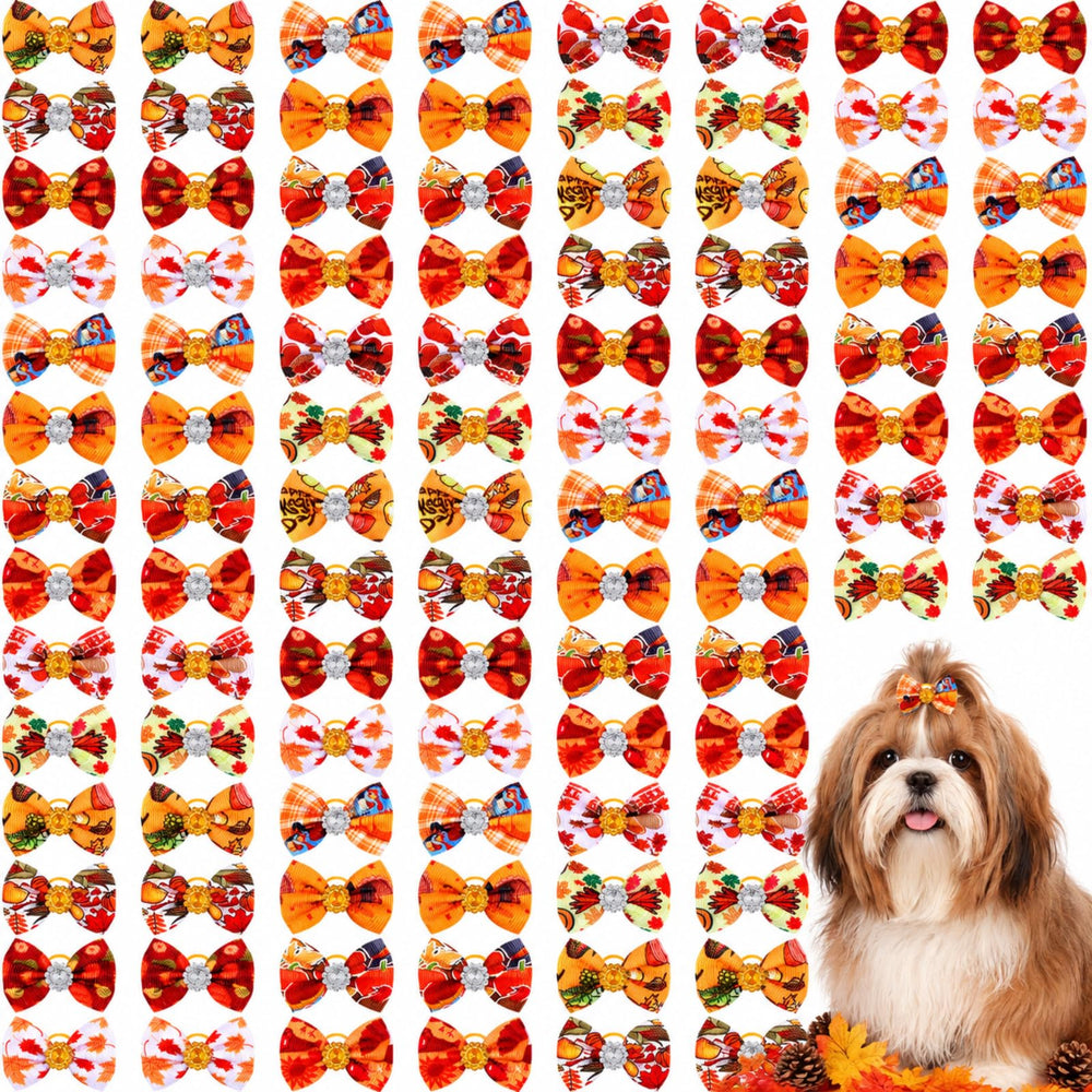 Tondiamo emballage automne montrant 100 nœuds pour chiens et praticité
