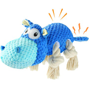 TOOPTATE hippo face avant bleu montrant forme et attractivité pour jeu