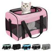 Top tasta vue avant du sac rose montrant sécurité et portabilité