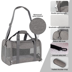 Top tasta sac installé sur siège de voiture pour transport sûr et stable