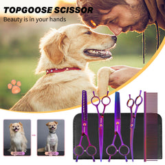 TOPGOOSE lame en acier 440C en gros plan offrant une coupe nette et durable